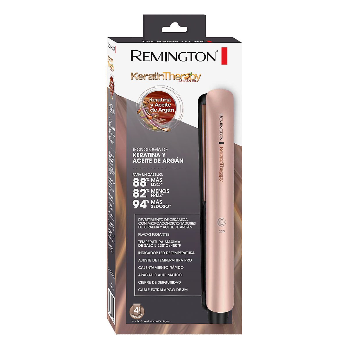 PLANCHA KERATINA Y ACEITE DE ARGAN ORIGINAL REMINGTON - Imagen 2