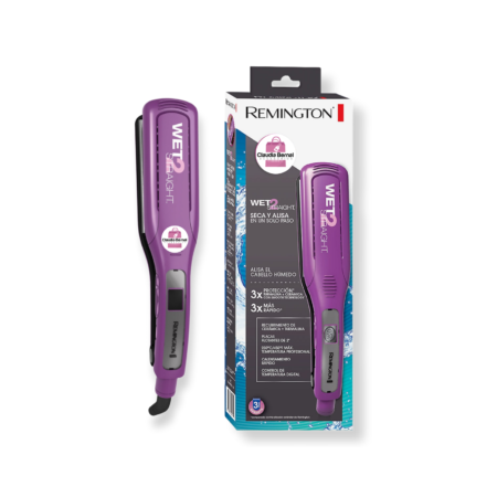 PLANCHA WET2STRAIGHT ANCHA (ALISA SOBRE MOJADO Y SECO) ORIGINAL REMINGTON