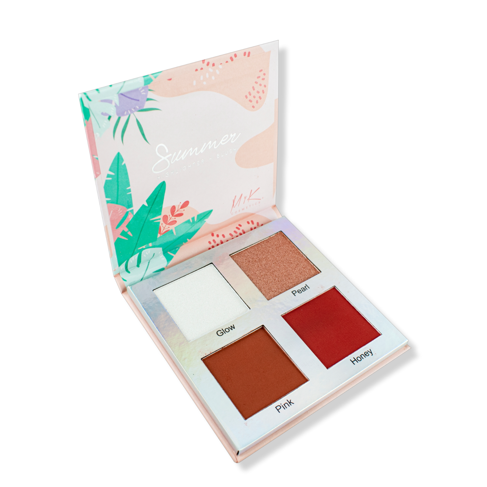 SET SUMMER MYK 2 PALETA DE SOMBRAS + ILUMINADORES - Imagen 3