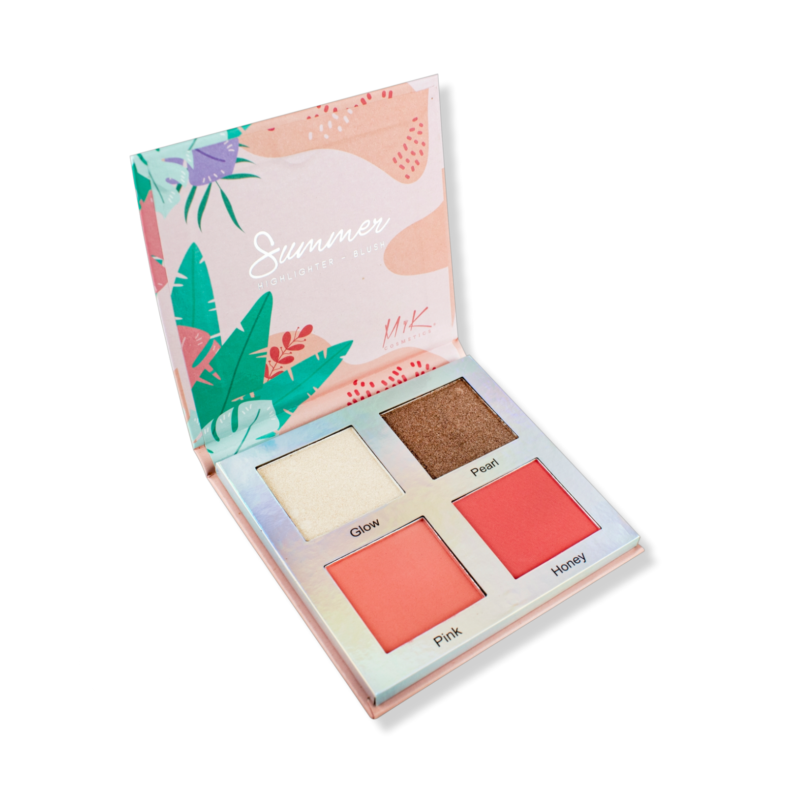 SET SUMMER MYK 1 PALETA DE SOMBRAS + ILUMINADORES - Imagen 2