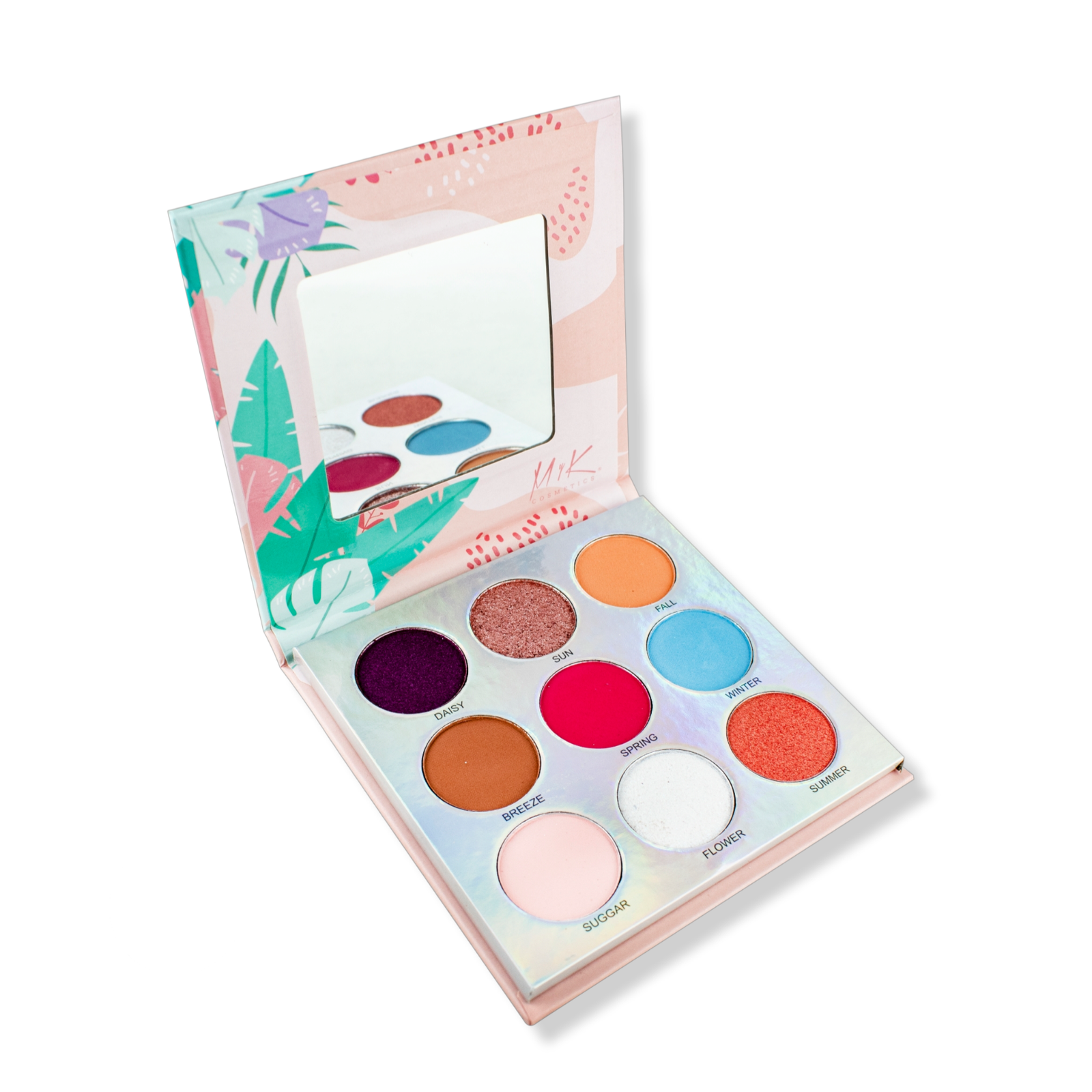 SET SUMMER MYK 1 PALETA DE SOMBRAS + ILUMINADORES - Imagen 3