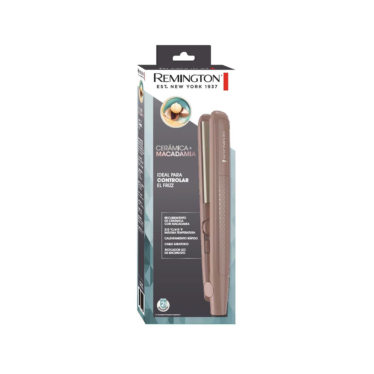 PLANCHA CERÁMICA + MACADAMIA REMINGTON ORIGINAL - Imagen 2