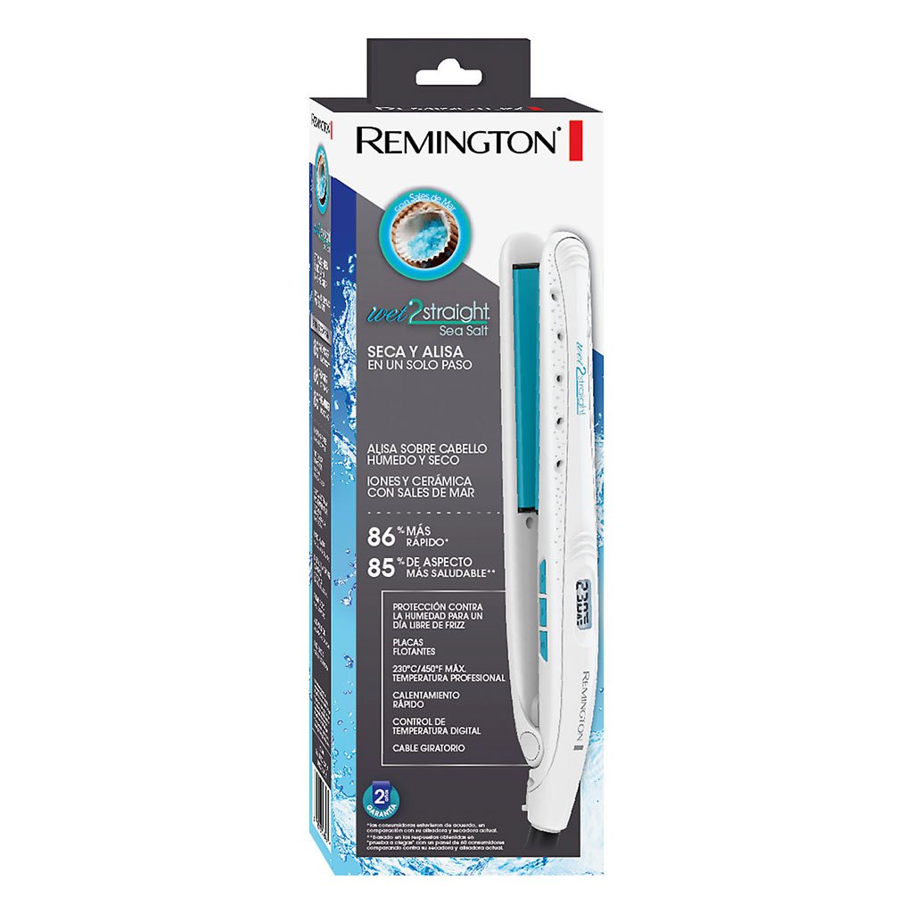 PLANCHA WET2STRAIGHT SALES DE MAR REMINGTON ORIGINAL - Imagen 2