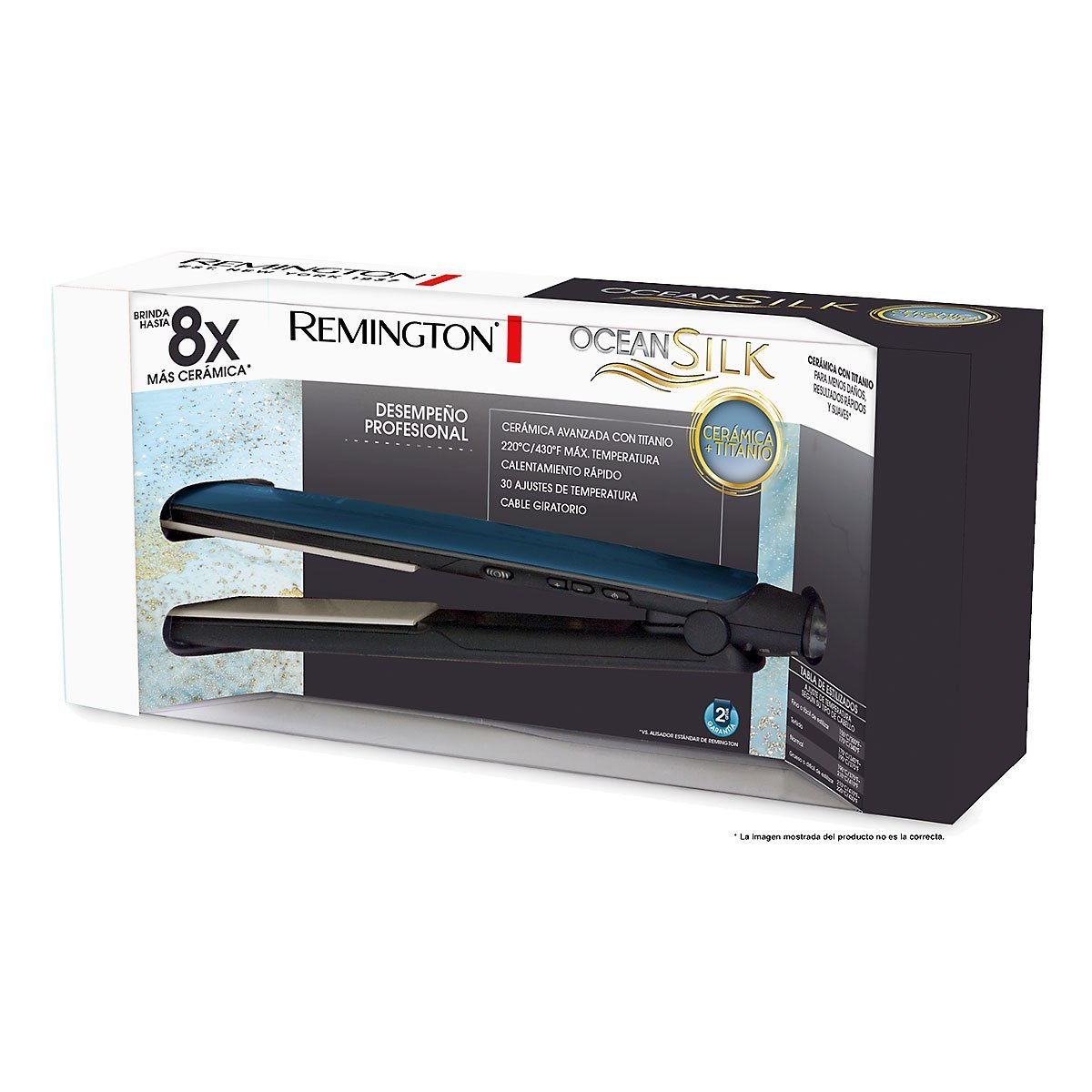 PLANCHA OCEAN SILK REMINGTON ORIGINAL - Imagen 2