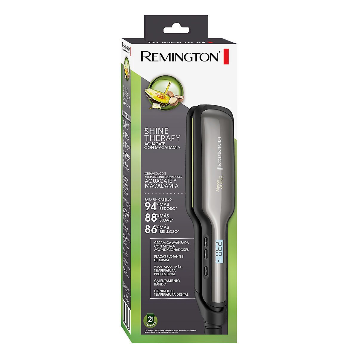 PLANCHA AGUACATE Y MACADAMIA ORIGINAL REMINGTON ORIGINAL REMINGTON (PLACA ANCHA) - Imagen 3
