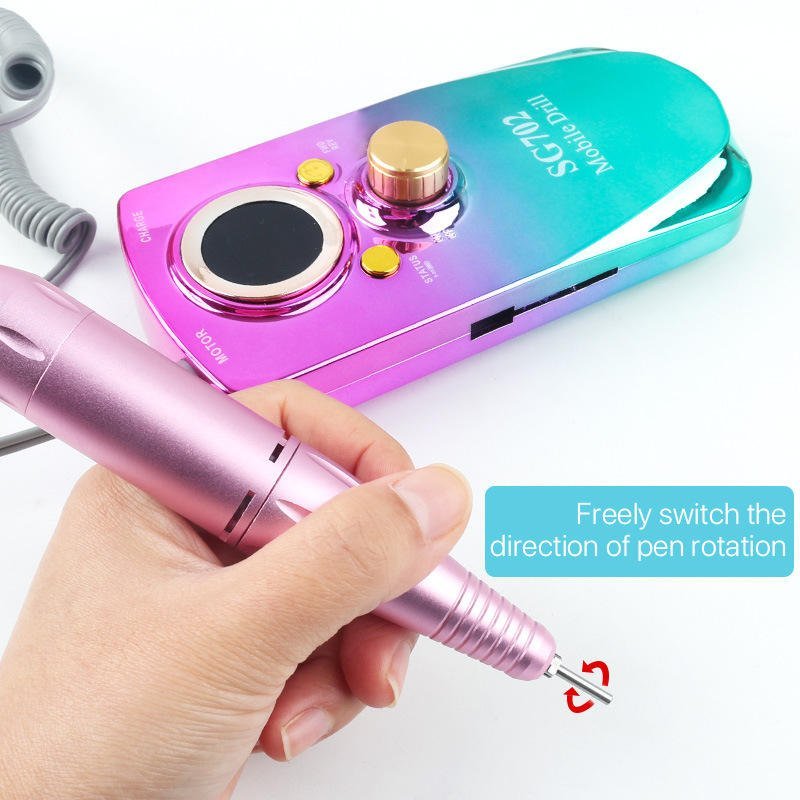 PULIDOR O DRILL PARA UÑAS INHALAMBRICO PROFESIONAL TORNASOL - Imagen 2