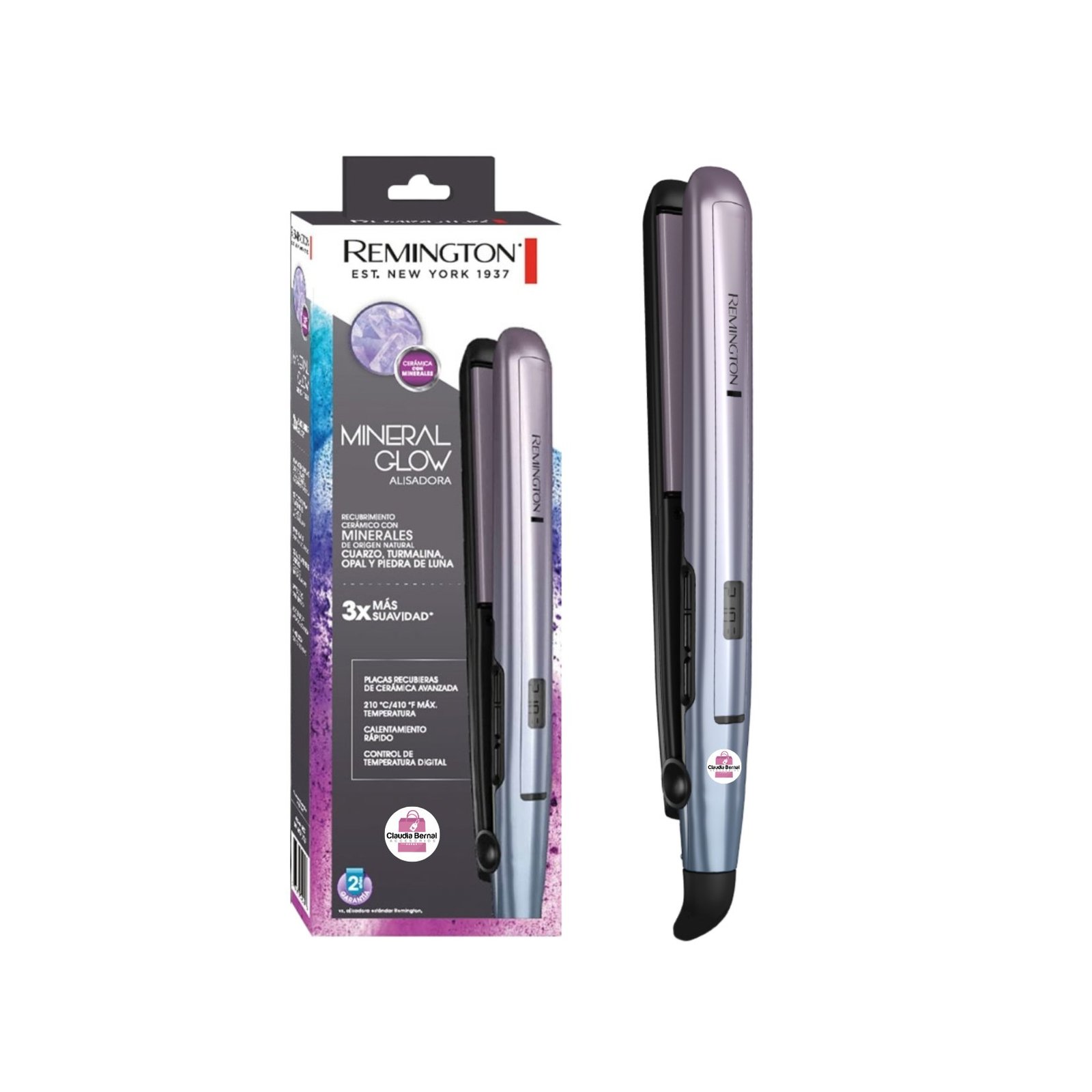 PLANCHA MINERAL GLOW REMINGTON ORIGINAL