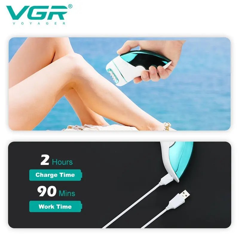 DEPILADORA 3 EN 1 RECARGABLE VGR V-731 - Imagen 5